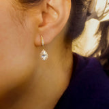 Kobelli phoebe diamant & moissanite øreringe