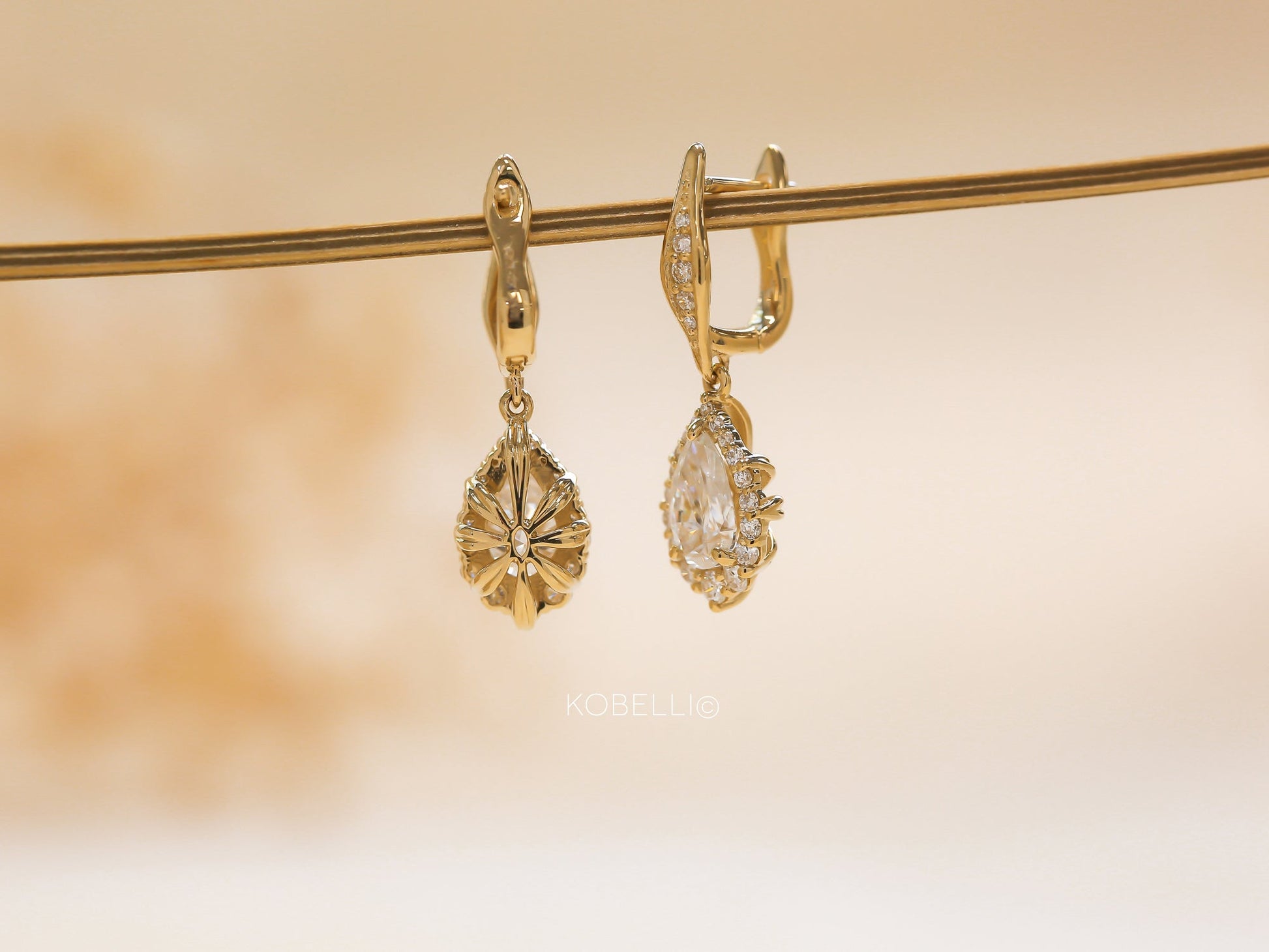 Kobelli Phoebe Diamond & Moissanite Earrings