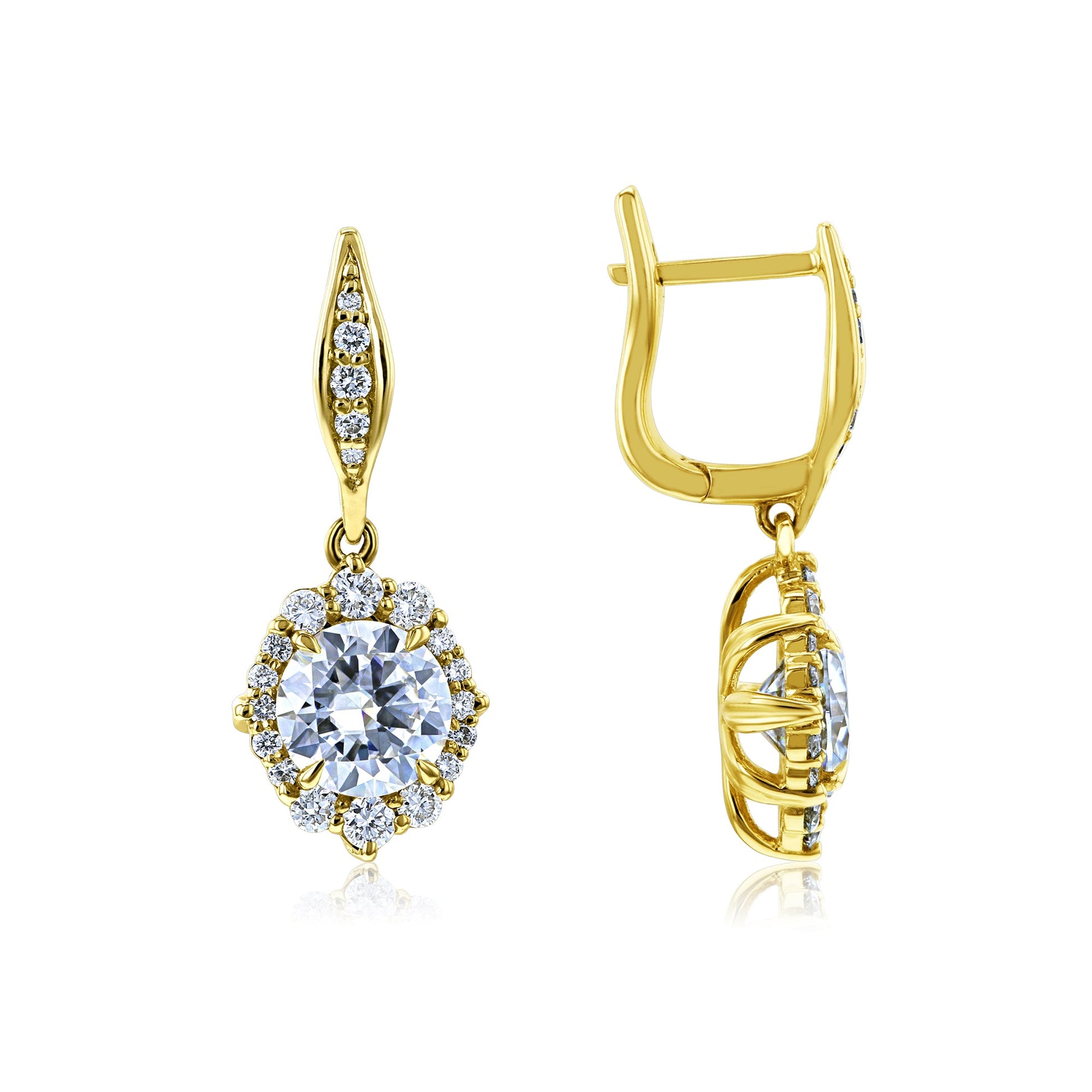 Kobelli Raphaela Diamond & Moissanite Earrings