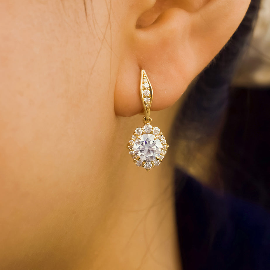Kobelli Raphaela Diamond & Moissanite Earrings