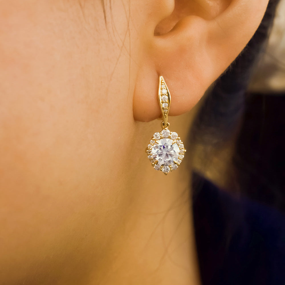 Kobelli Raphaela Diamond & Moissanite Earrings