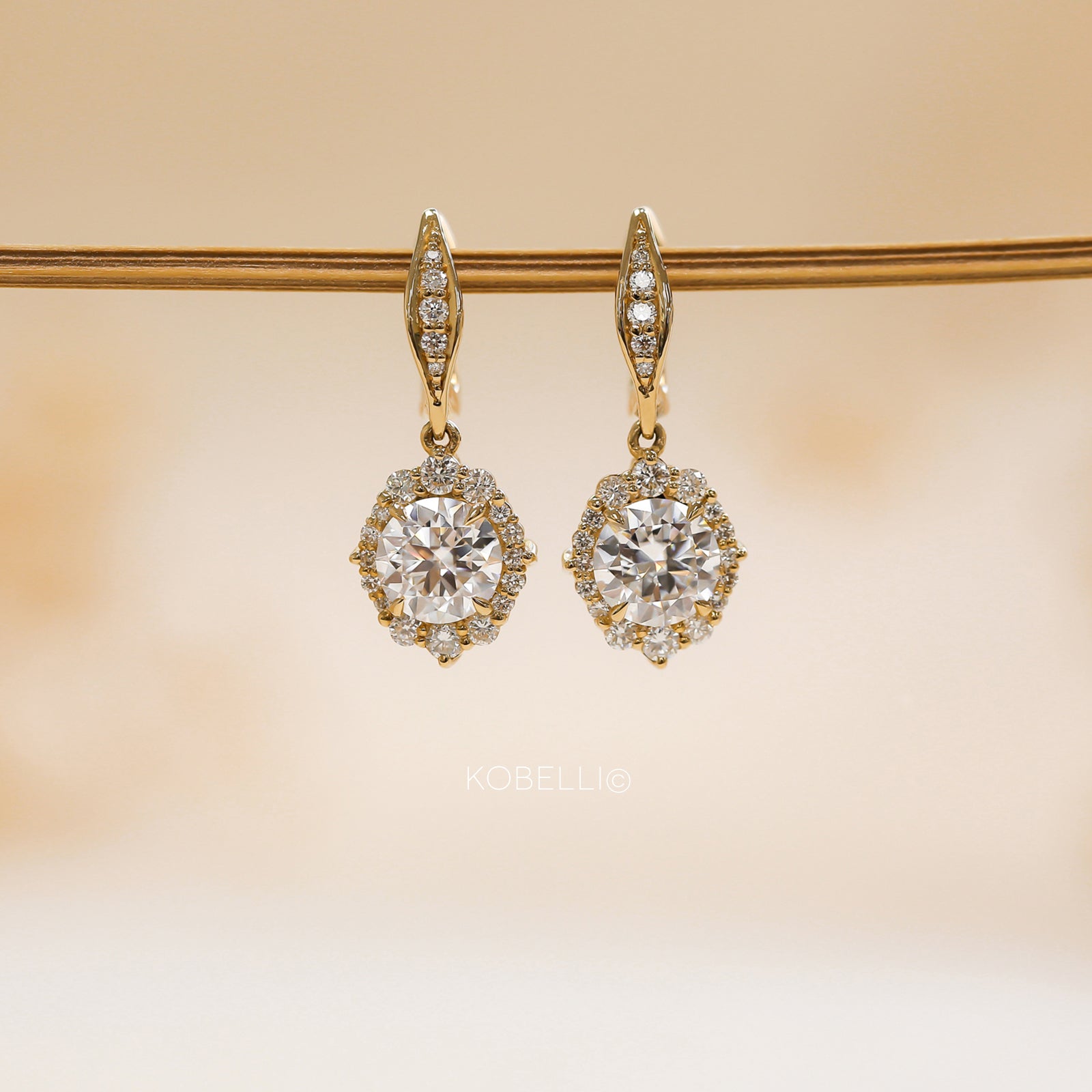 Kobelli Raphaela Diamond & Moissanite Earrings