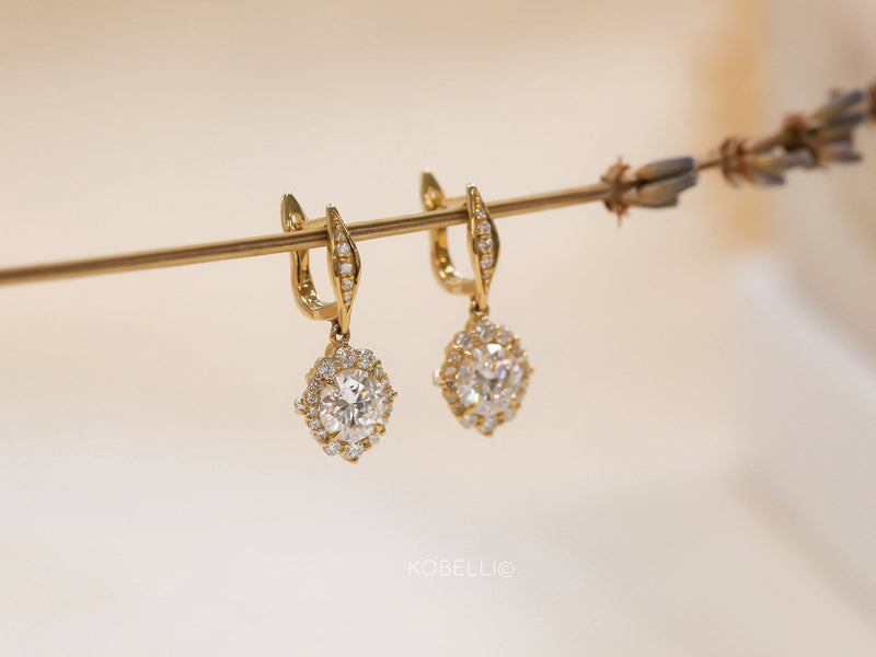 Kobelli Raphaela Diamond & Moissanite Earrings