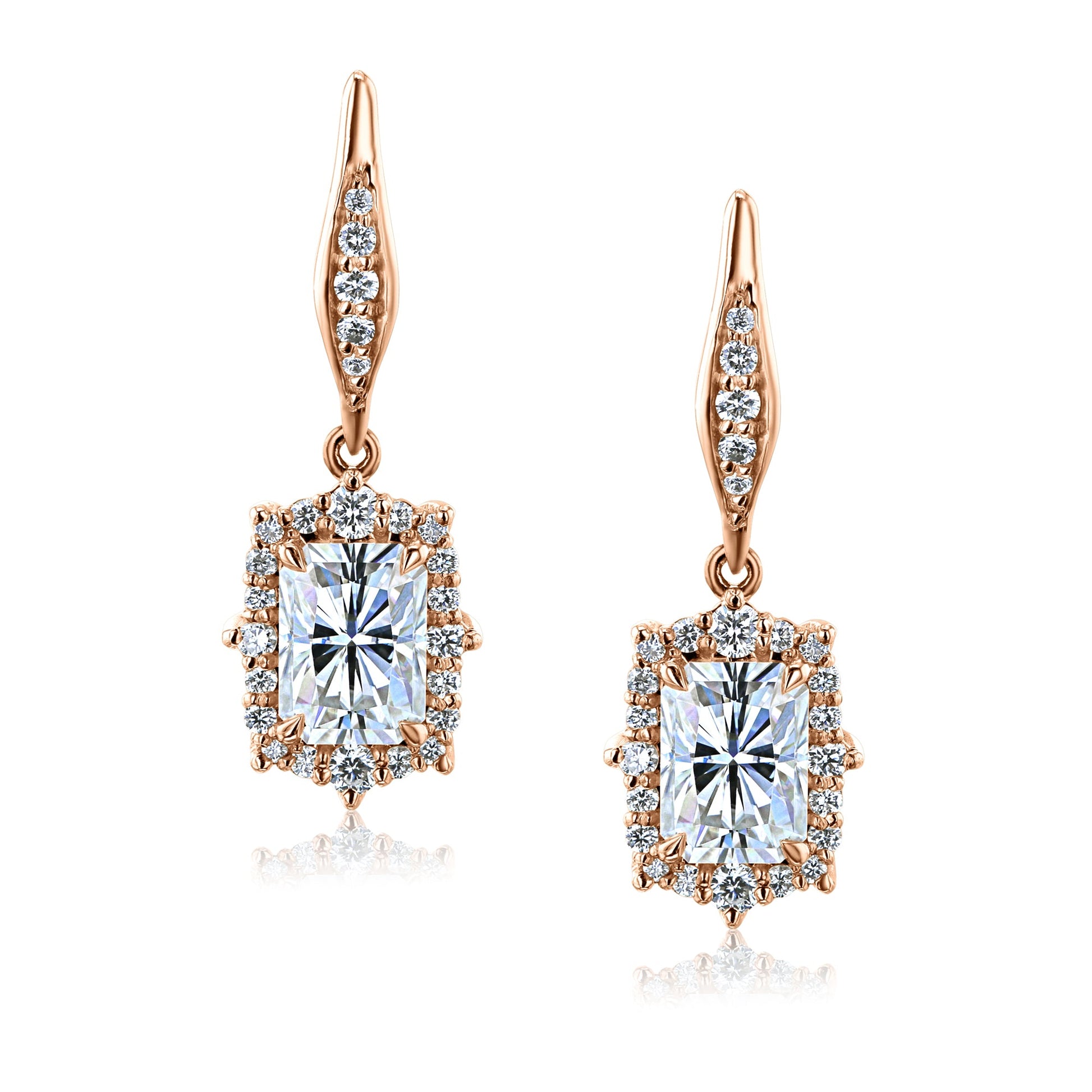 Kobelli Raina Diamond & Moissanite Earrings