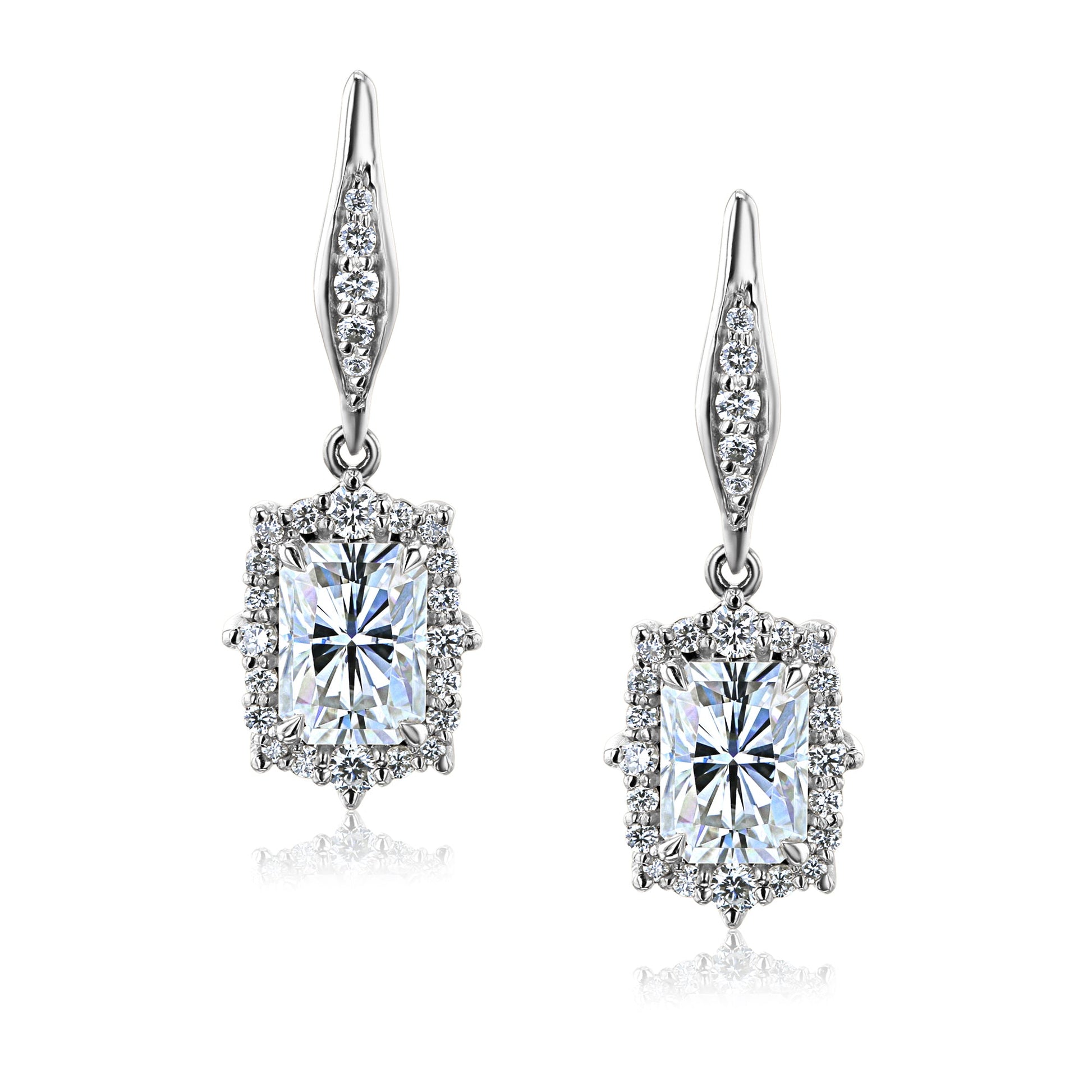 Kobelli Raina Diamond & Moissanite Earrings