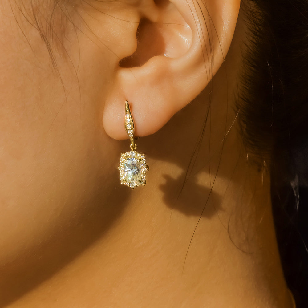 Kobelli Raina Diamond & Moissanite Earrings