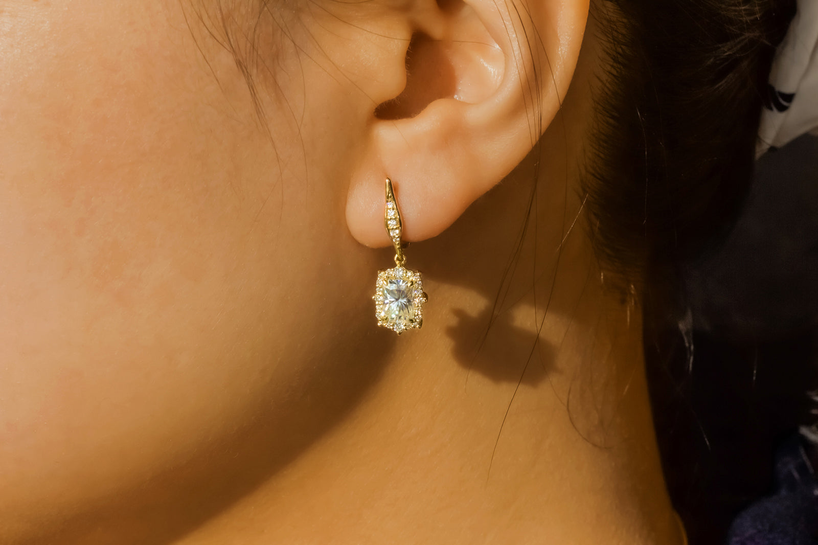 Kobelli Raina Diamond & Moissanite Earrings