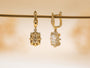 Kobelli Raina Diamond & Moissanite Earrings