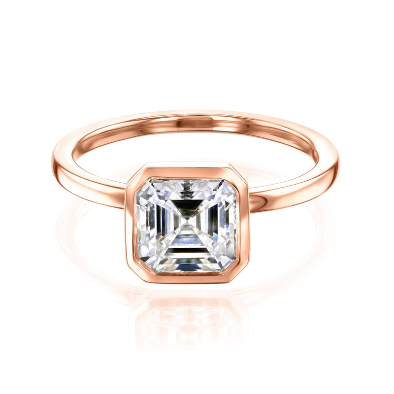 Kobelli Diamond Asscher-cut Diamond Ring