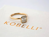 Kobelli Diamant-Diamantring im Asscher-Schliff