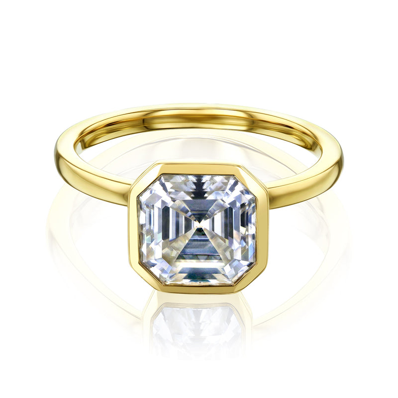 Anel de diamante Kobelli Diamond com corte Asscher