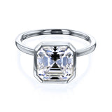 Kobelli Diamond Asscher-kuttet diamantring