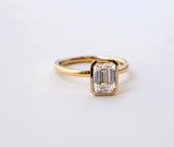 Kobelli Diamond Emerald-cut diamantring