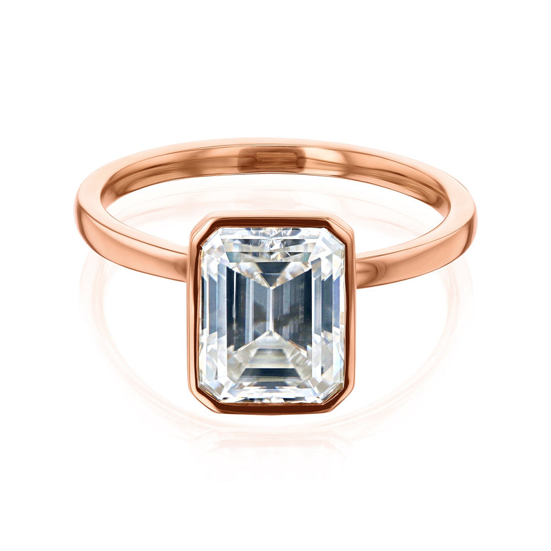Kobelli Diamond Emerald-cut Diamond Ring
