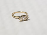 Kobelli Diamond Marquise-slebet diamantring
