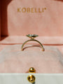 Kobelli 1 Carat Marquise Diamond Bezel Solitaire Ring