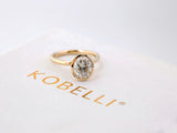 Kobelli Diamant-Diamantring im Ovalschliff