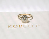 Kobelli Diamond Oval-sleben diamantring