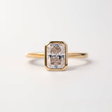 Kobelli Diamond Radiant-cut diamantring