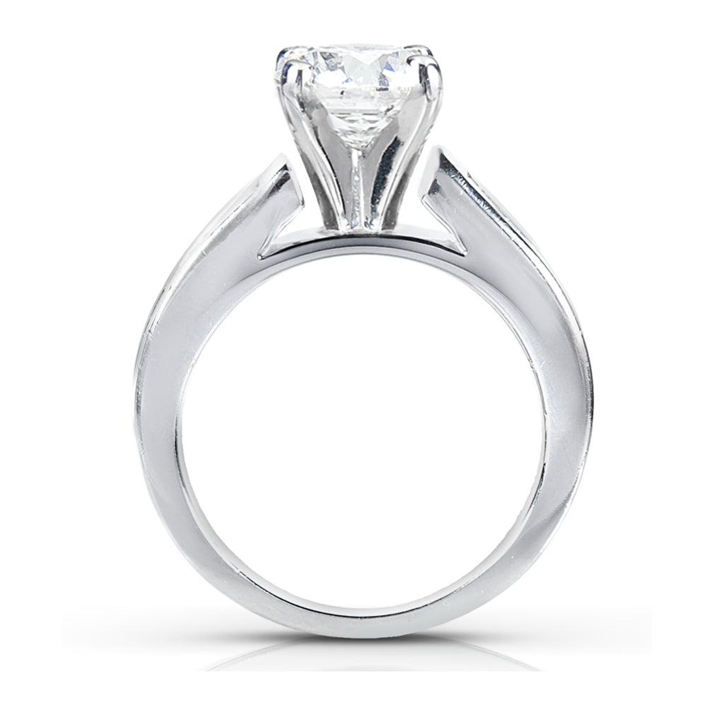 3 Carat Moissanite Channel Cheryl Bridal Set