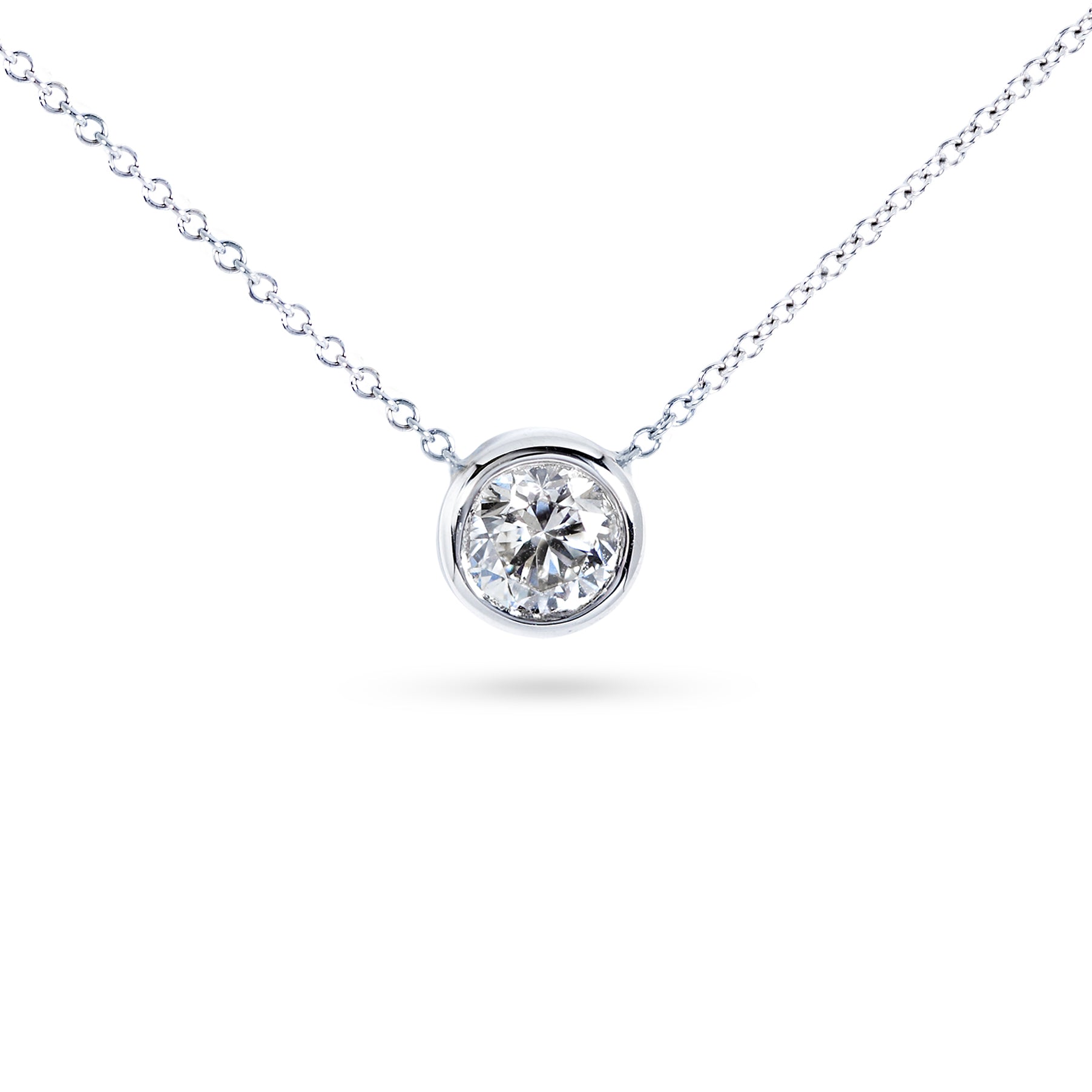 1 Carat Moissanite Solitaire Lucy Necklace