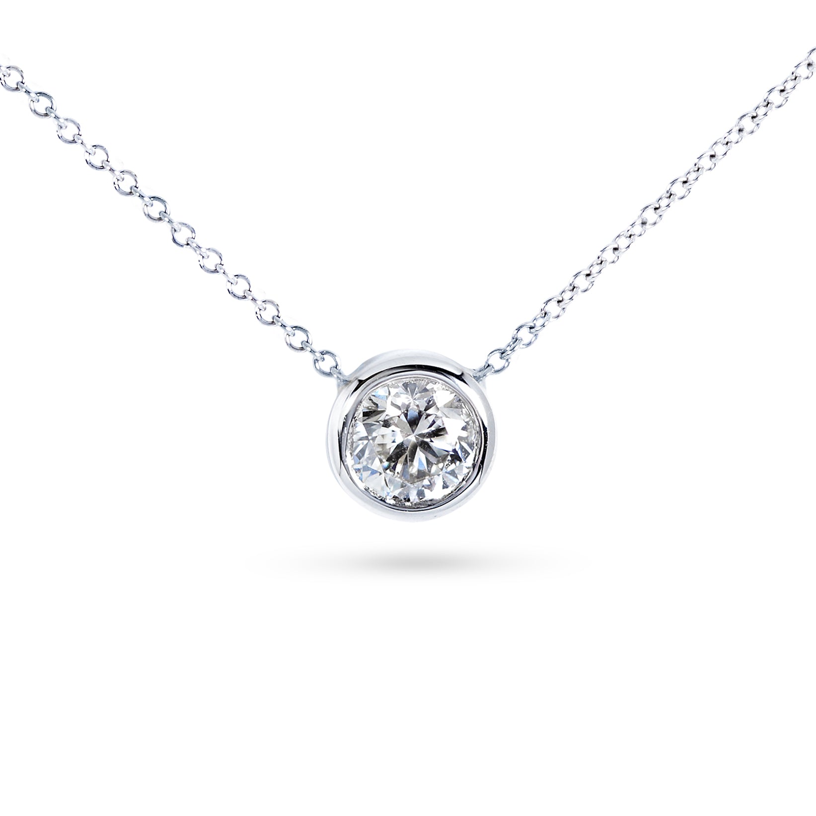 1.5 Carat Moissanite Solitaire Lucy Necklace