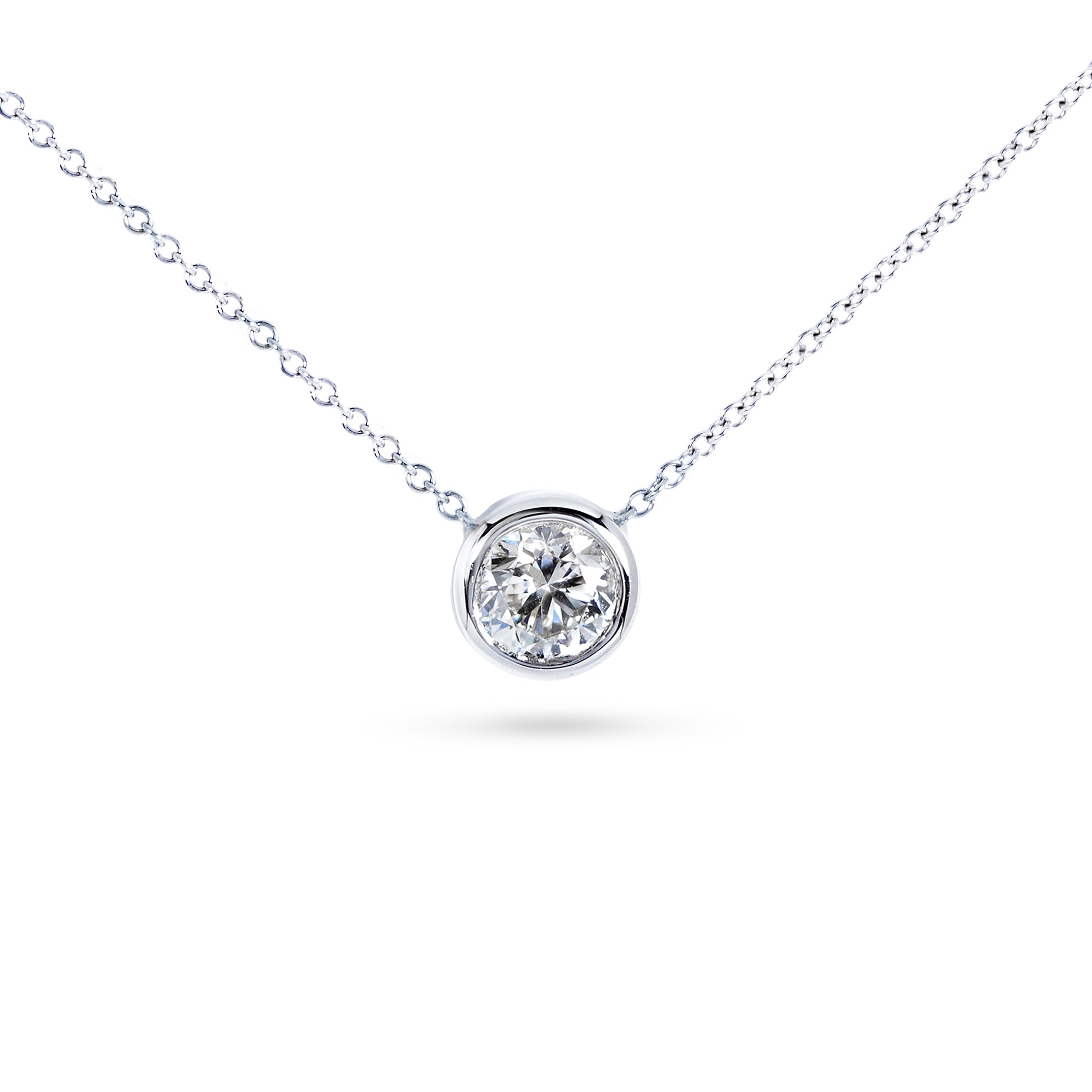 0.5 Carat Moissanite Solitaire Lucy Necklace