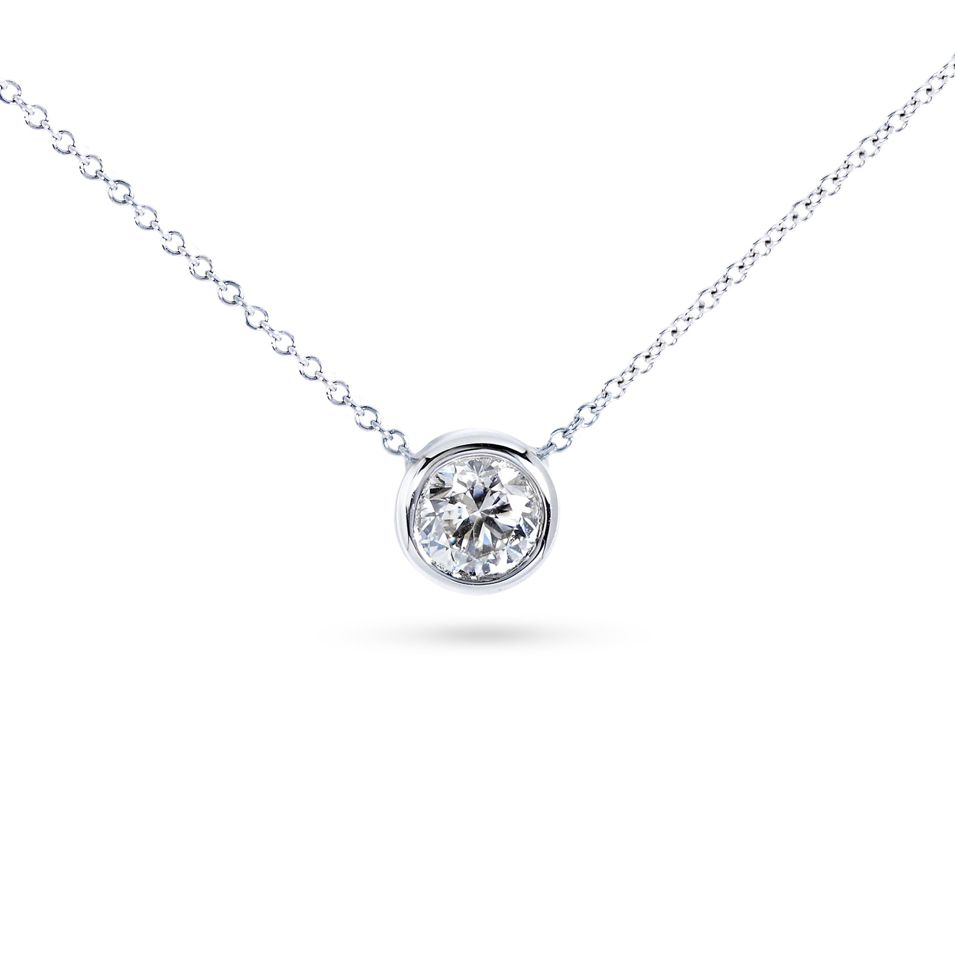 0.5 Carat Moissanite Solitaire Lucy Necklace