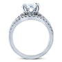 Kobelli Forever One Moissanite and Lab Grown Diamond Bridal Rings Set 2 1/3 CTW 14k White Gold (DEF/VS)