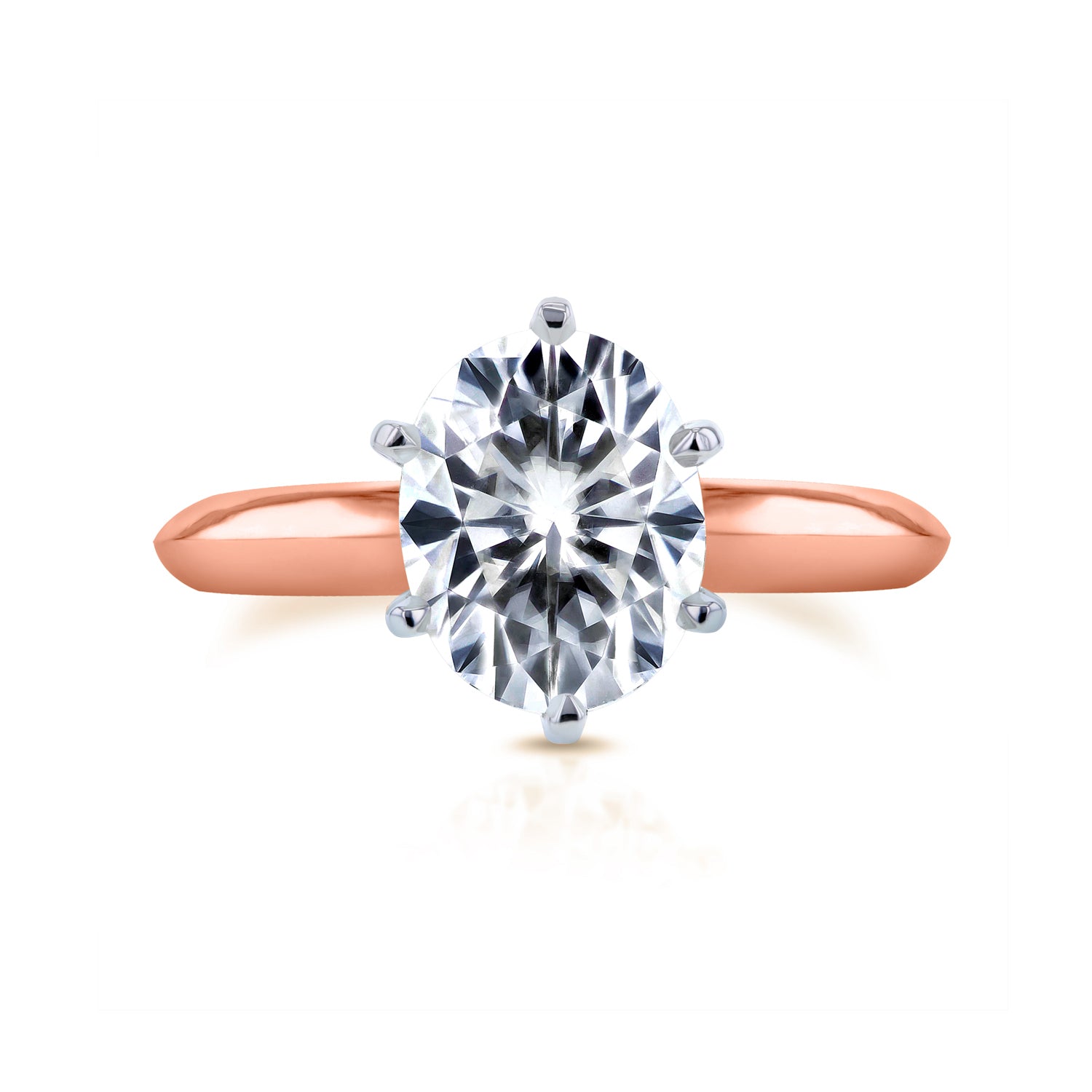 2.1 Carat Moissanite Solitaire Joan Ring