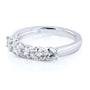 Kobelli 5 Stone Colorless Round Moissanite 14k Gold Band (4/5 CTW)