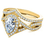 Set of 2 Rings in Yellow Gold