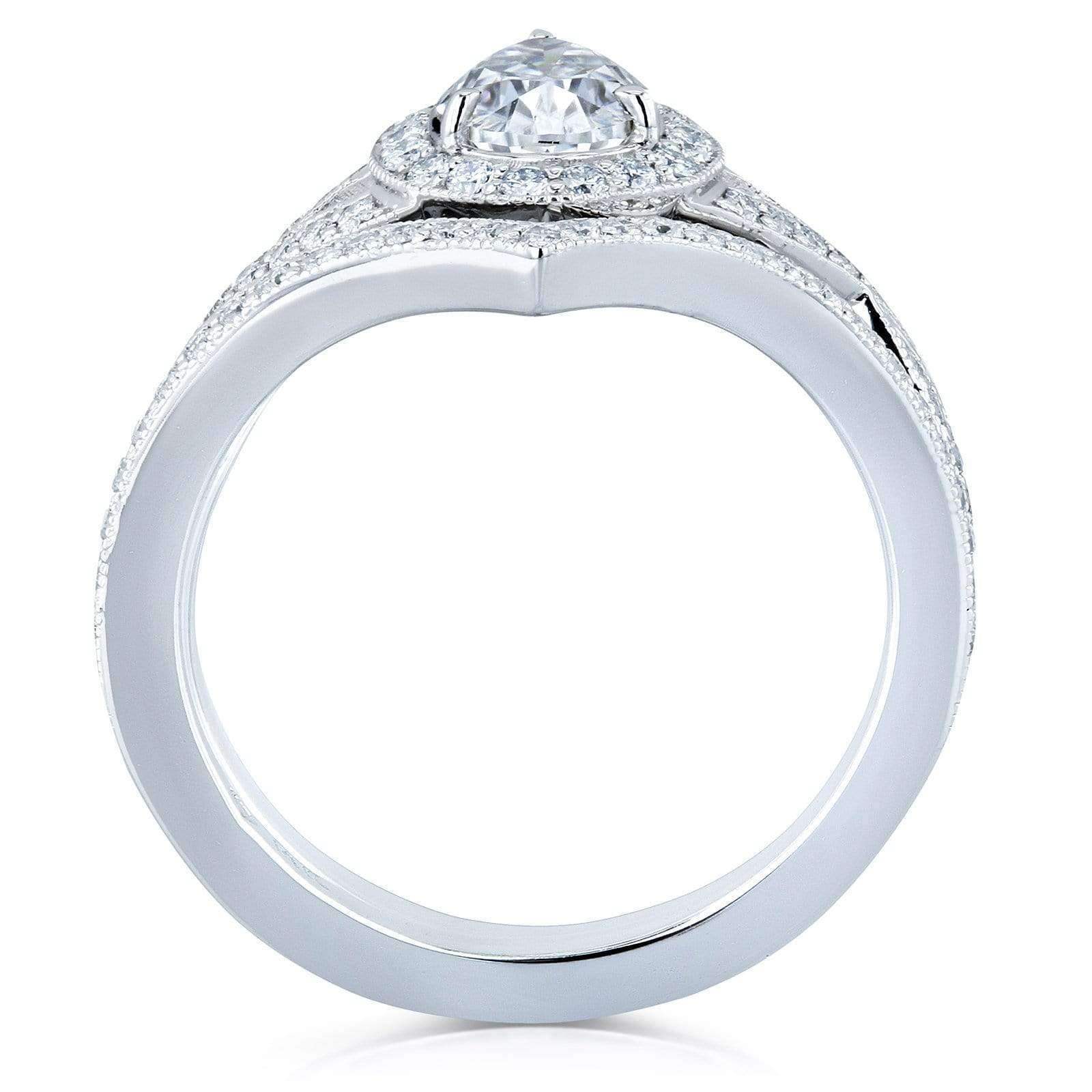 Low Setting in White Gold