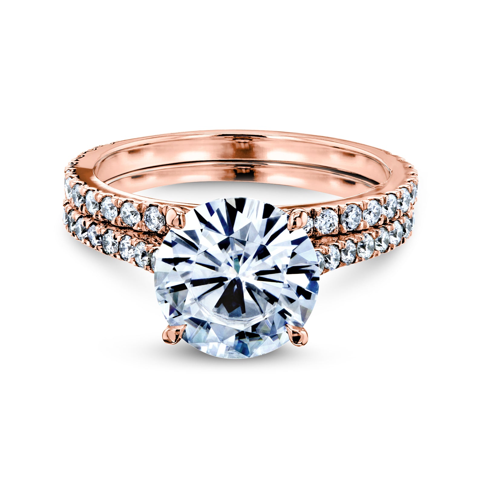 3.4 Carat Moissanite Margaret Bridal Set