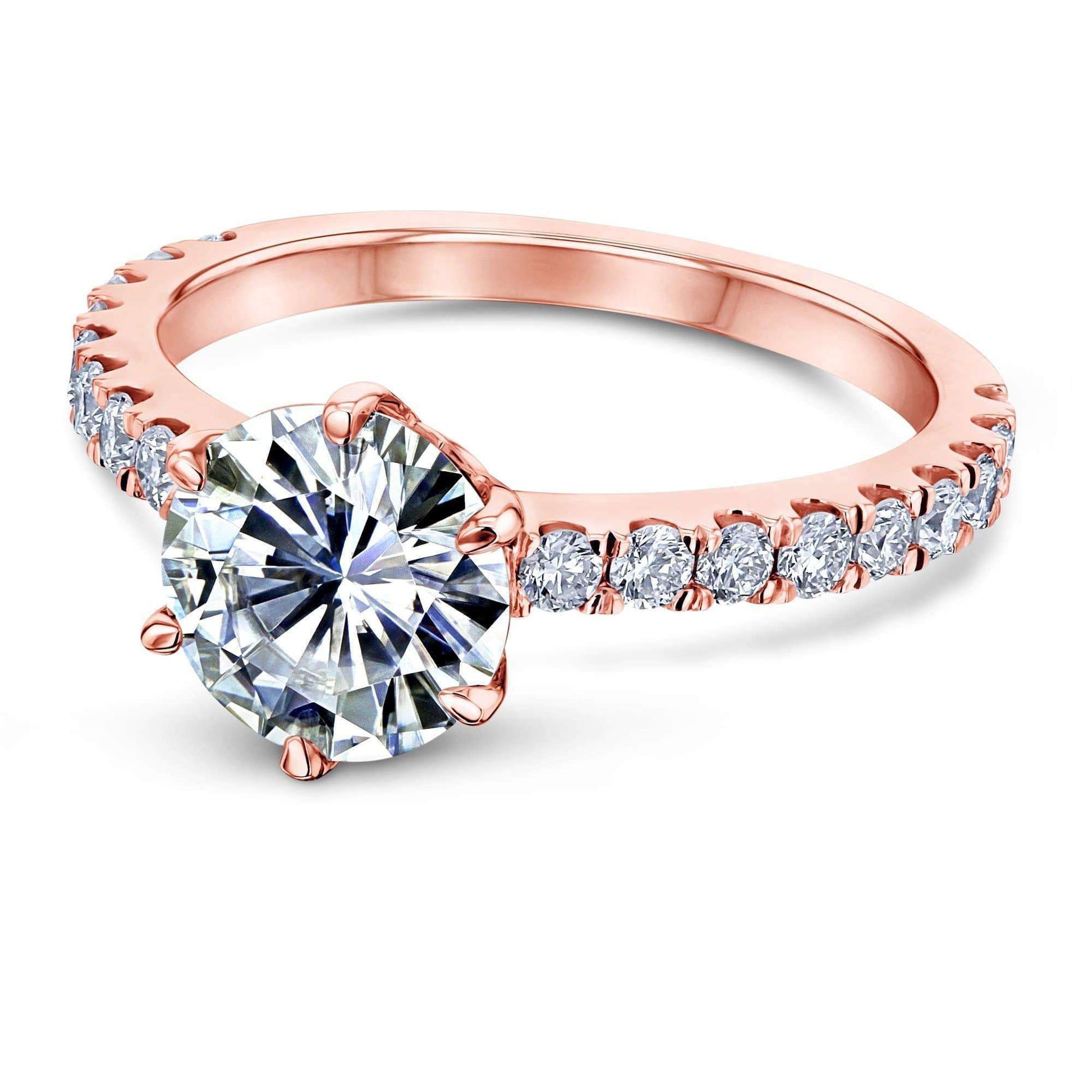 Kobelli 6-Prong 1.9ct Forever One Moissanite Ring MZFO62701R-ELG/4.5R