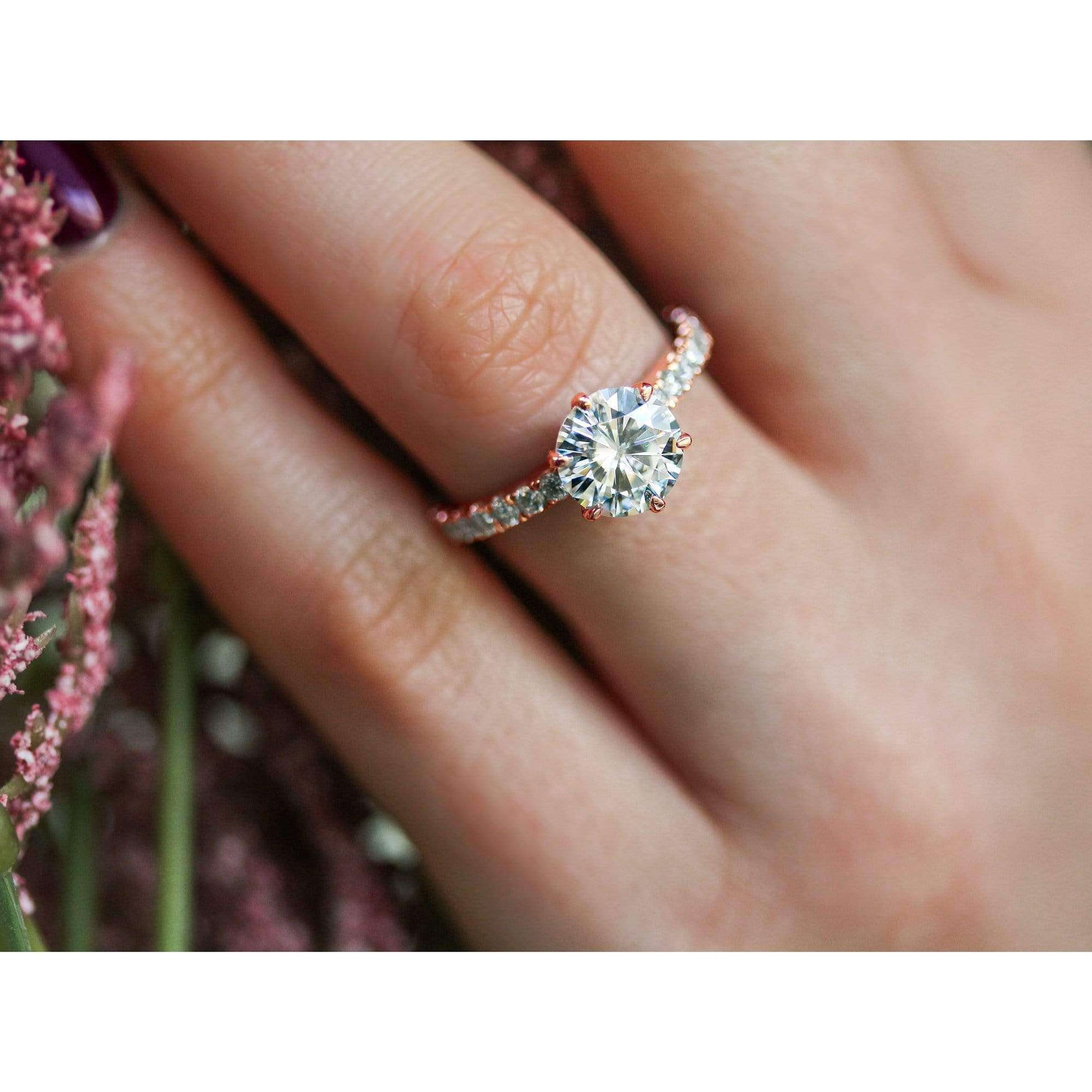 Kobelli 6-Prong 1.9ct Moissanite Ring