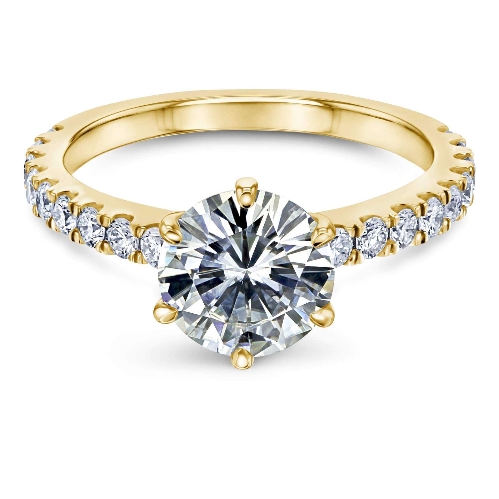 Kobelli 6-Prong 1.9ct Moissanite Ring