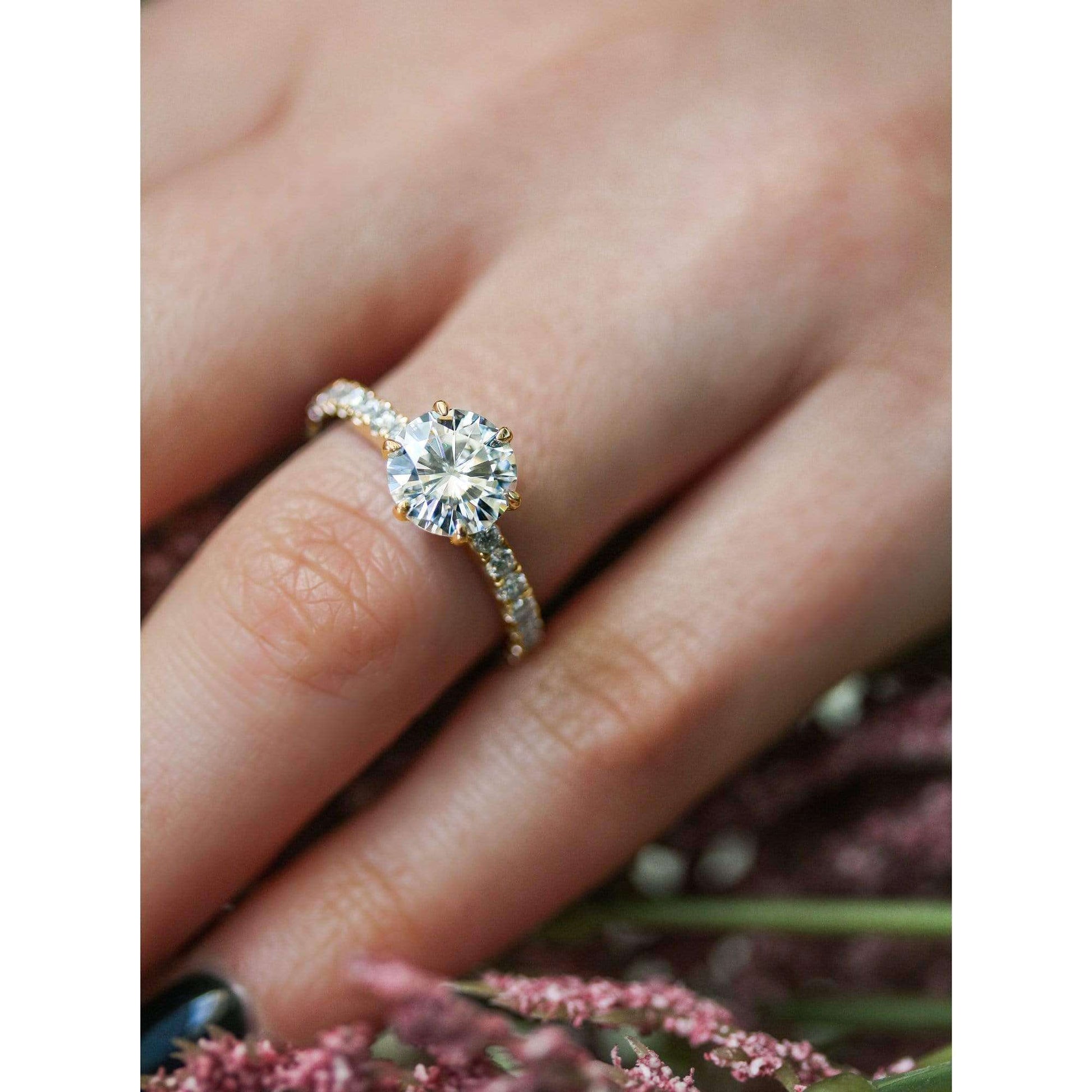 Kobelli 6-Prong 1.9ct Moissanite Ring