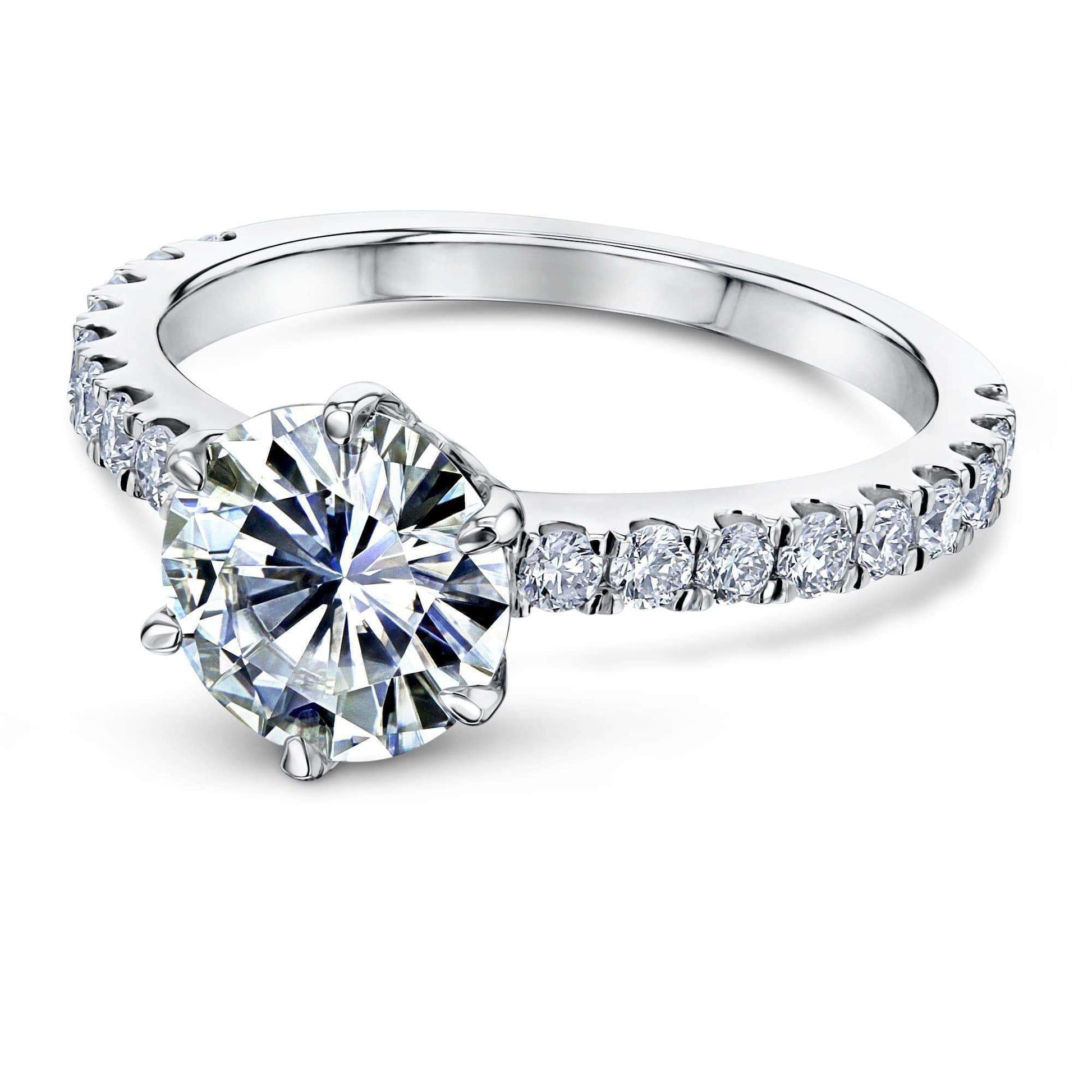 Kobelli 6-Prong 1.9ct Forever One Moissanite Ring MZFO62701R-ELG/4.5W