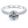 Kobelli 6-Prong 1.9ct Forever One Moissanite Ring