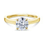 Kobelli 1ct Round Forever One Moissanite Volutes W-Head Ring