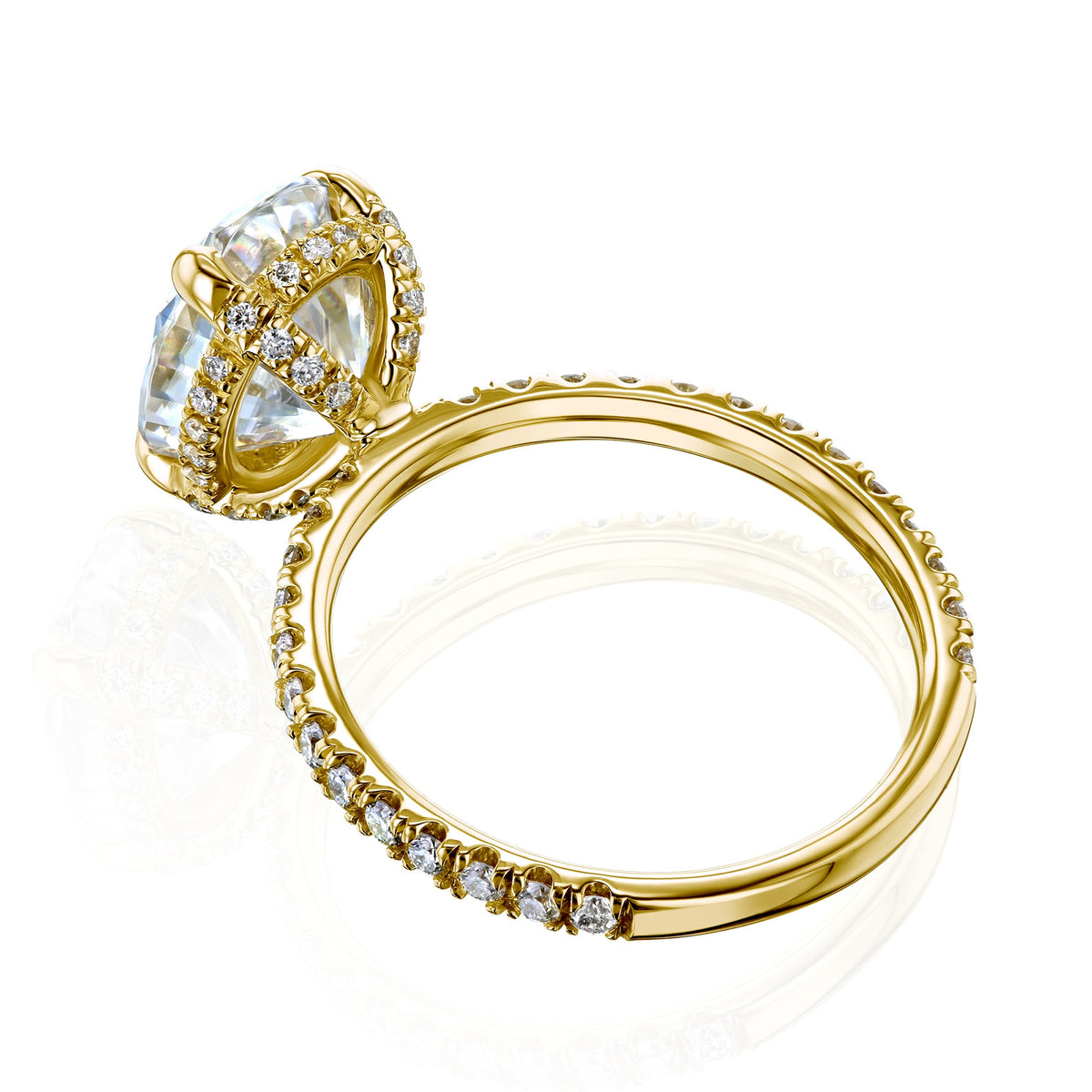 Kobelli Signature Collection Ori Engagement Ring - Hidden Wrap Halo Series