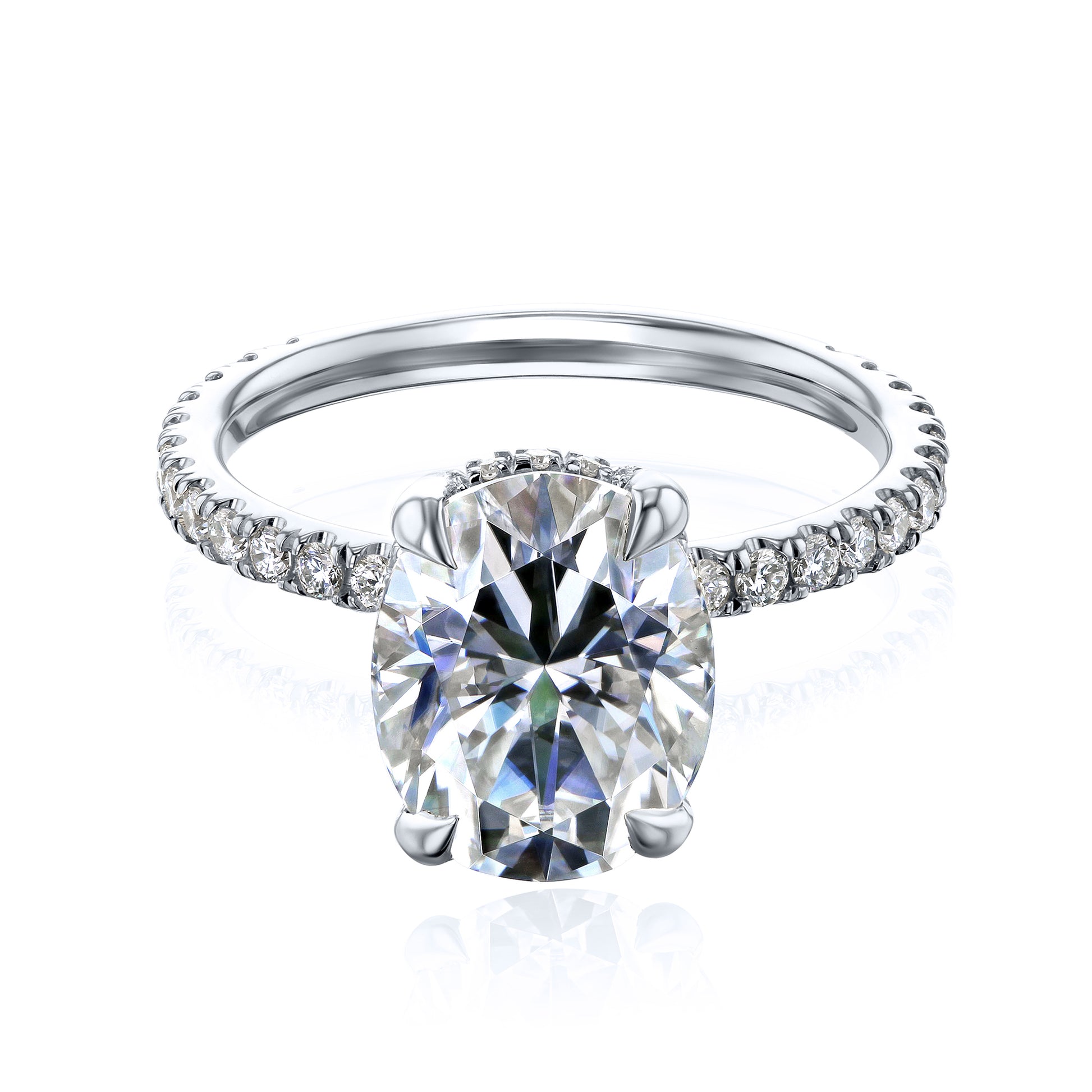 3.4 Carat Moissanite Ori Ring