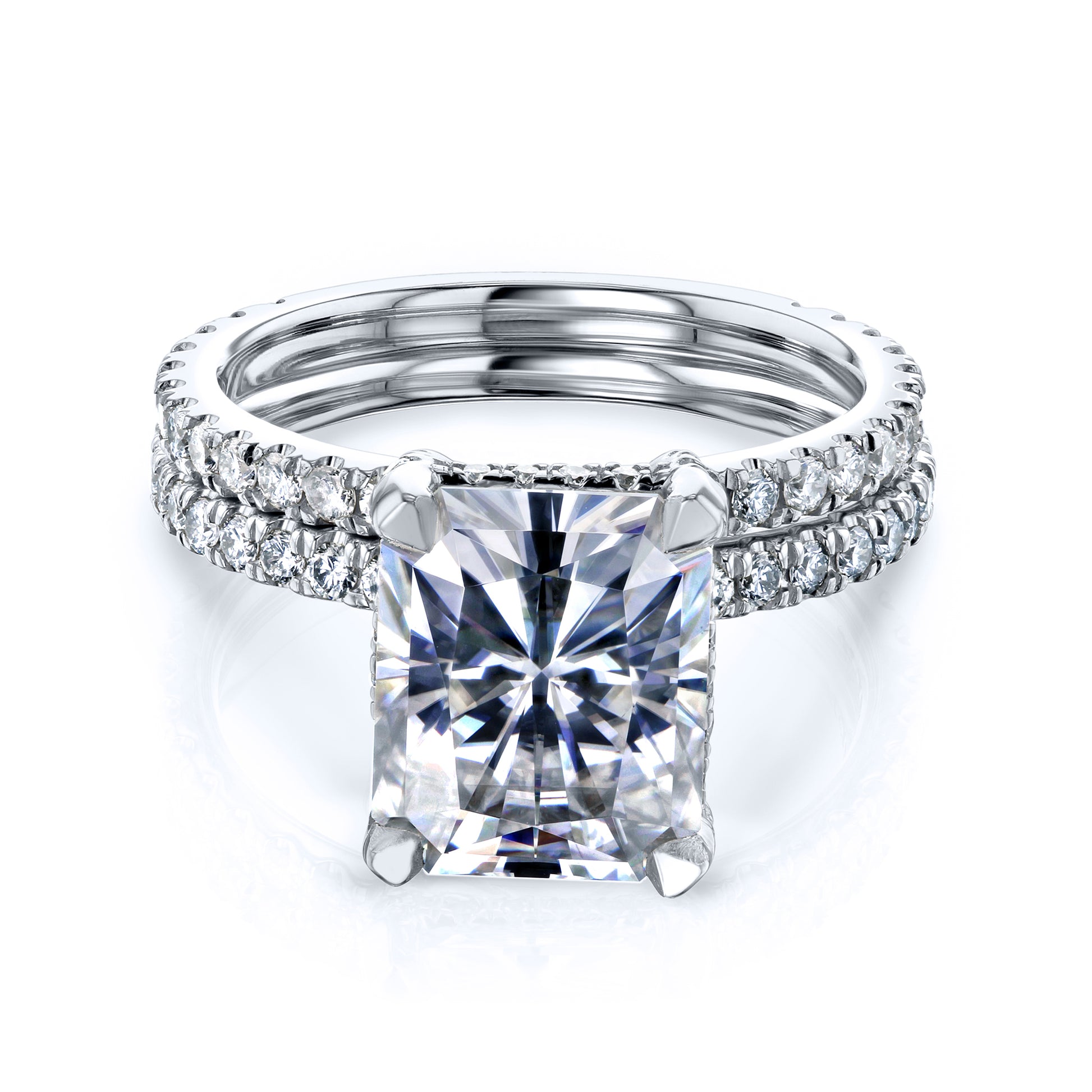 4.8 Carat Moissanite Riri Bridal Set