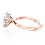Kobelli Rosemarie Engagement Ring in Rose Gold - Floating Setting