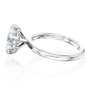 Kobelli Rosemarie Engagement Ring in White Gold - Floating Setting