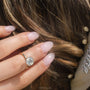 Kobelli Rosemarie Engagement Ring - Size 5.5 on model