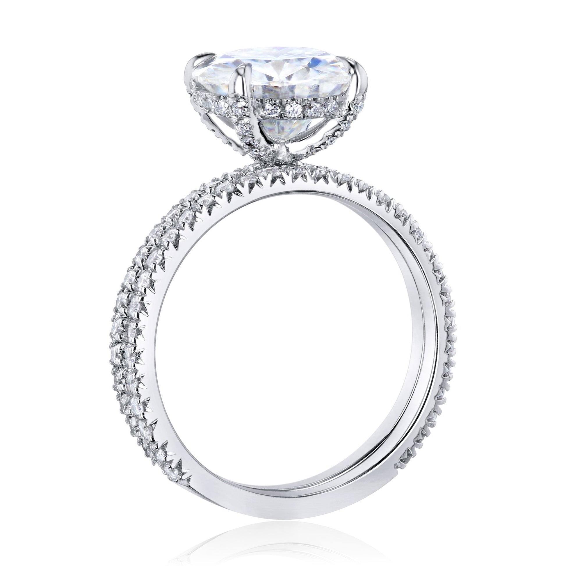 Kobelli 2.70 DEW Moissanite Wrap Basket Bridal Set
