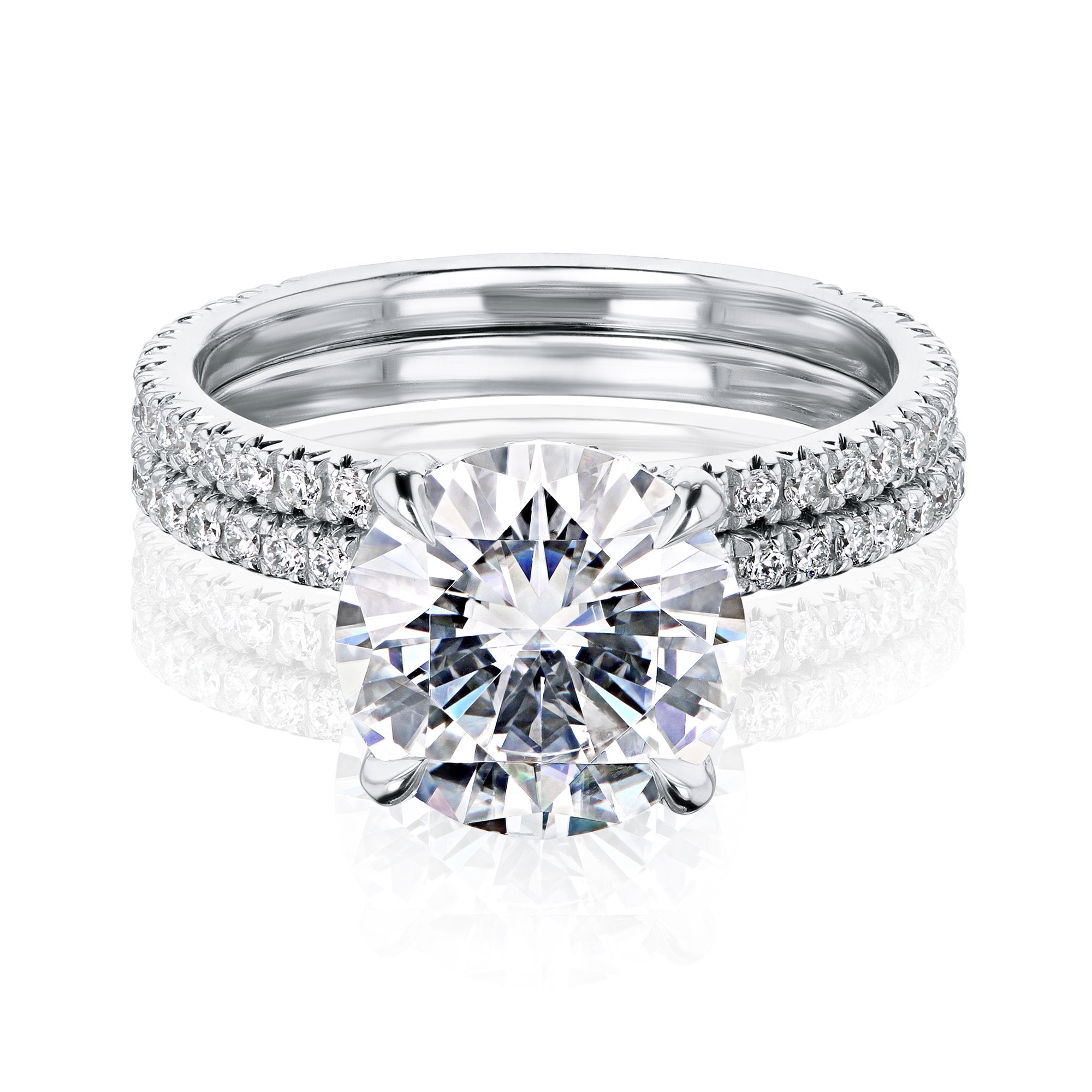 Kobelli 2.70 DEW Moissanite Wrap Basket Bridal Set