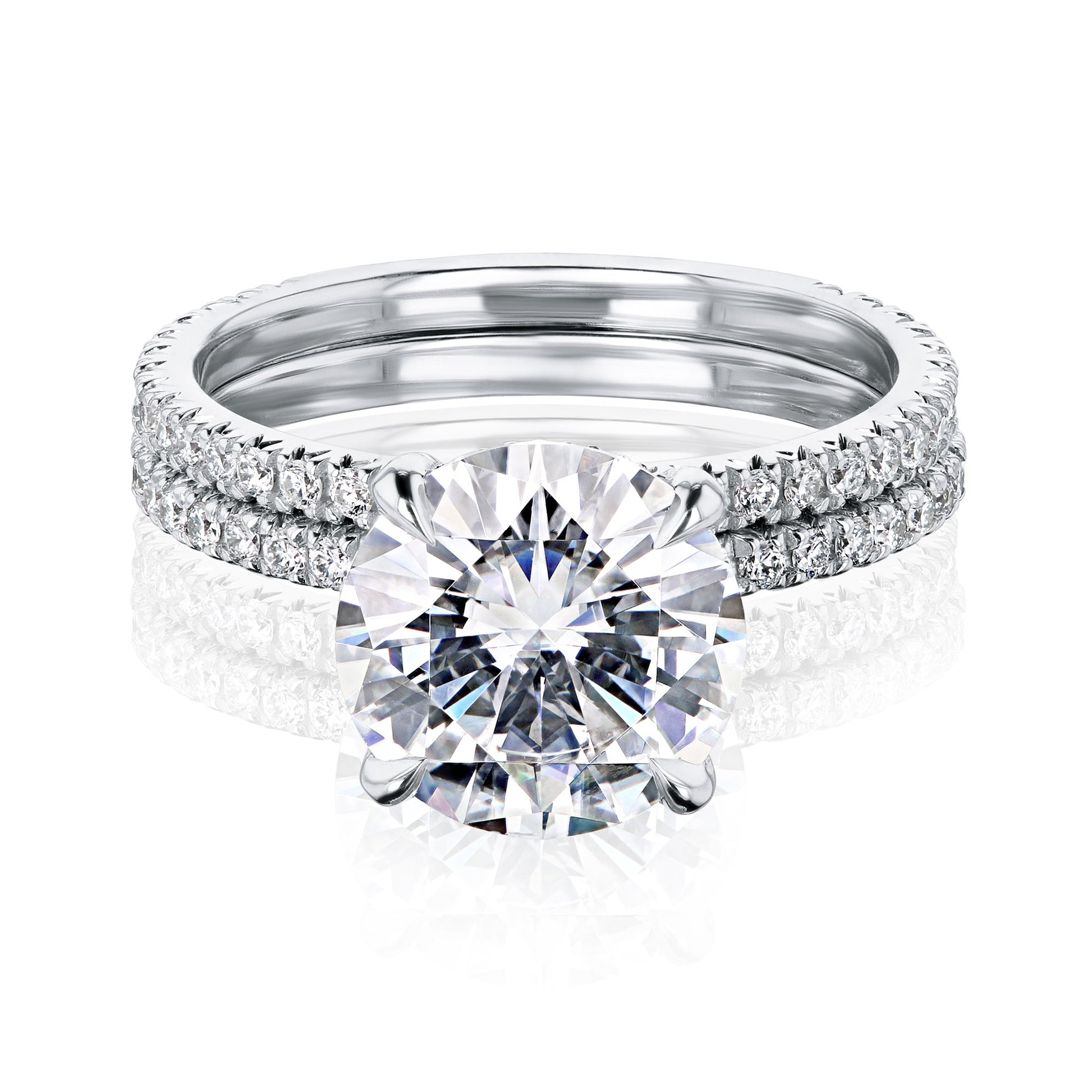 Kobelli 2.70 DEW Moissanite Wrap Basket Bridal Set